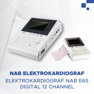 Digital 12-Lead ELECTROCARDIOGRAPH NAB ECG E65